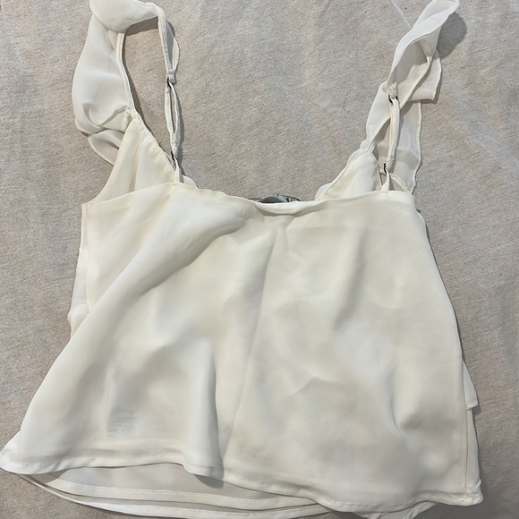 SOLD White Blouse - Picture 2 of 2